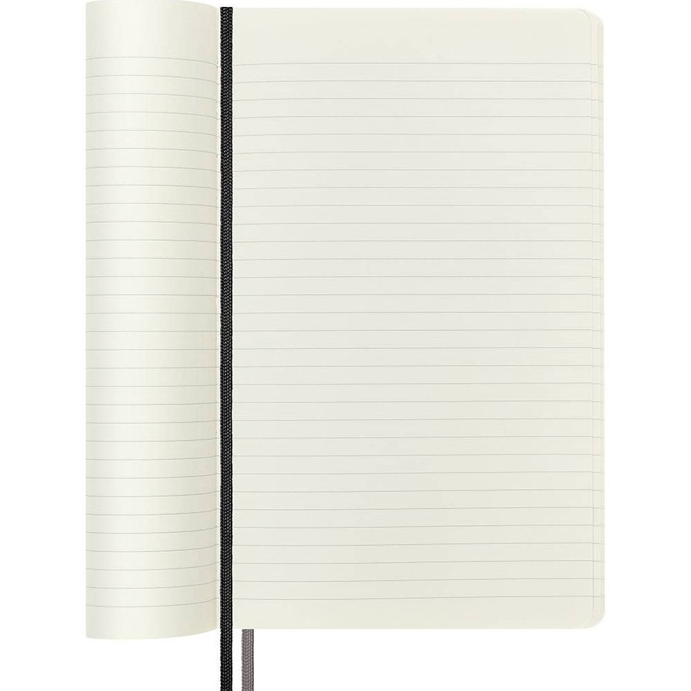 Moleskine Notebook, Expanded Large, Ruled, Black, Soft Cover (5 x 8.25)