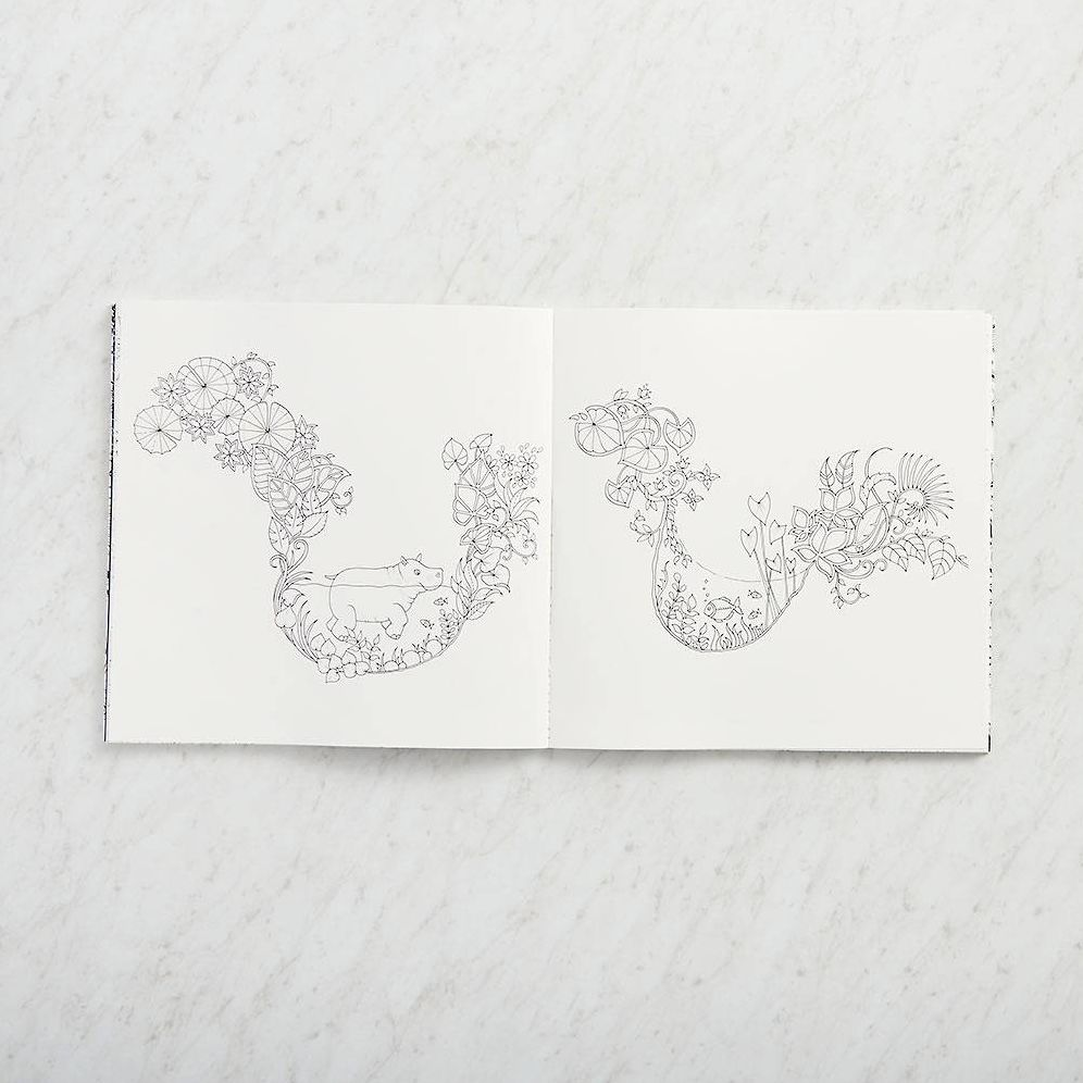 Magical Jungle: An Inky Expedition and Coloring Book for Adults