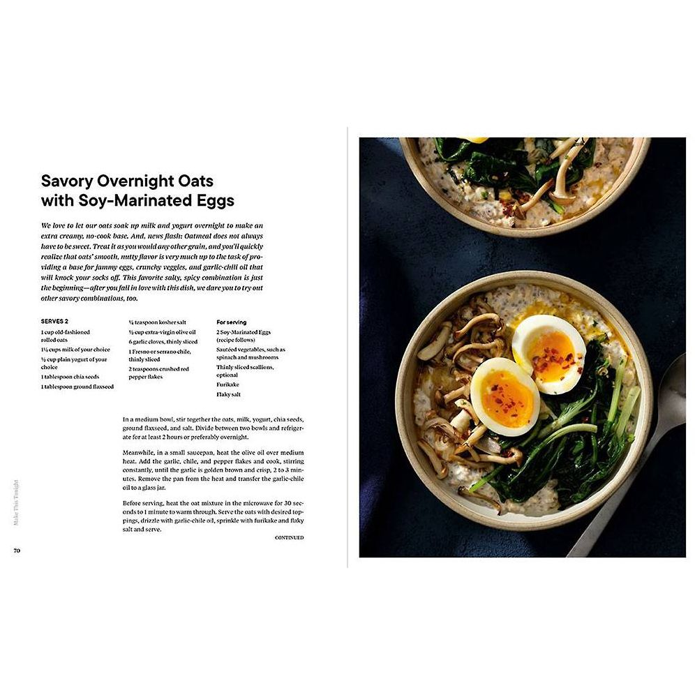 Make This Tonight: Recipes to Get Dinner on the Table: A Cookbook