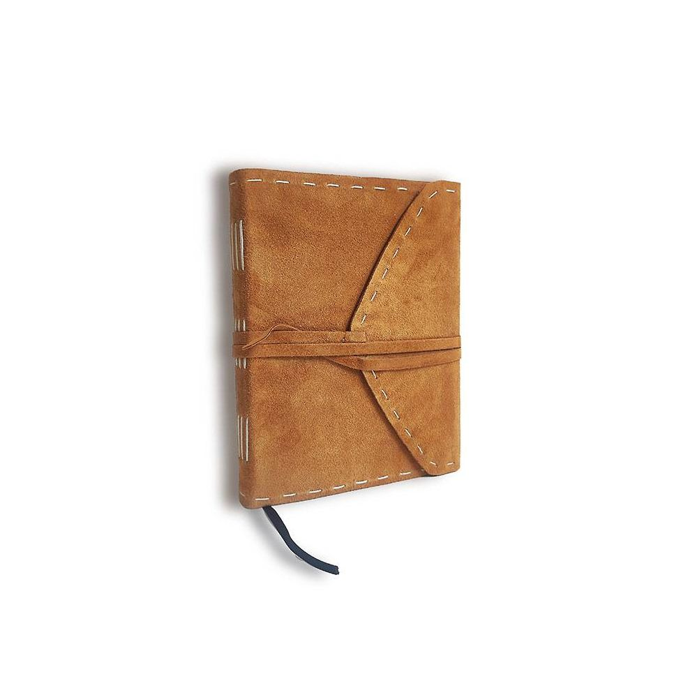 HANDSTITCHE CHESTNUT SUEDE JOURNAL