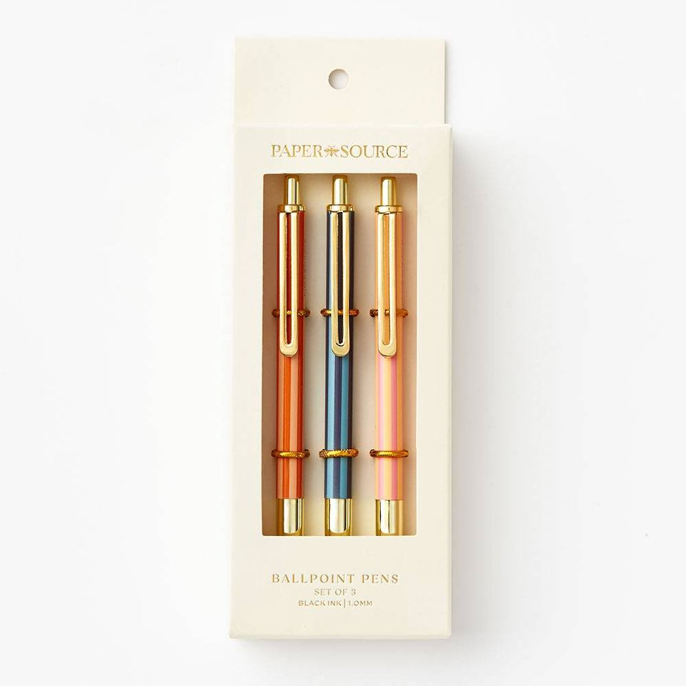 PS Collection Slim Stripe Ballpoint Pen S/3