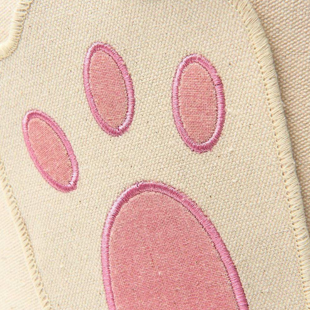 Gingham Canvas Bunny Easter Basket