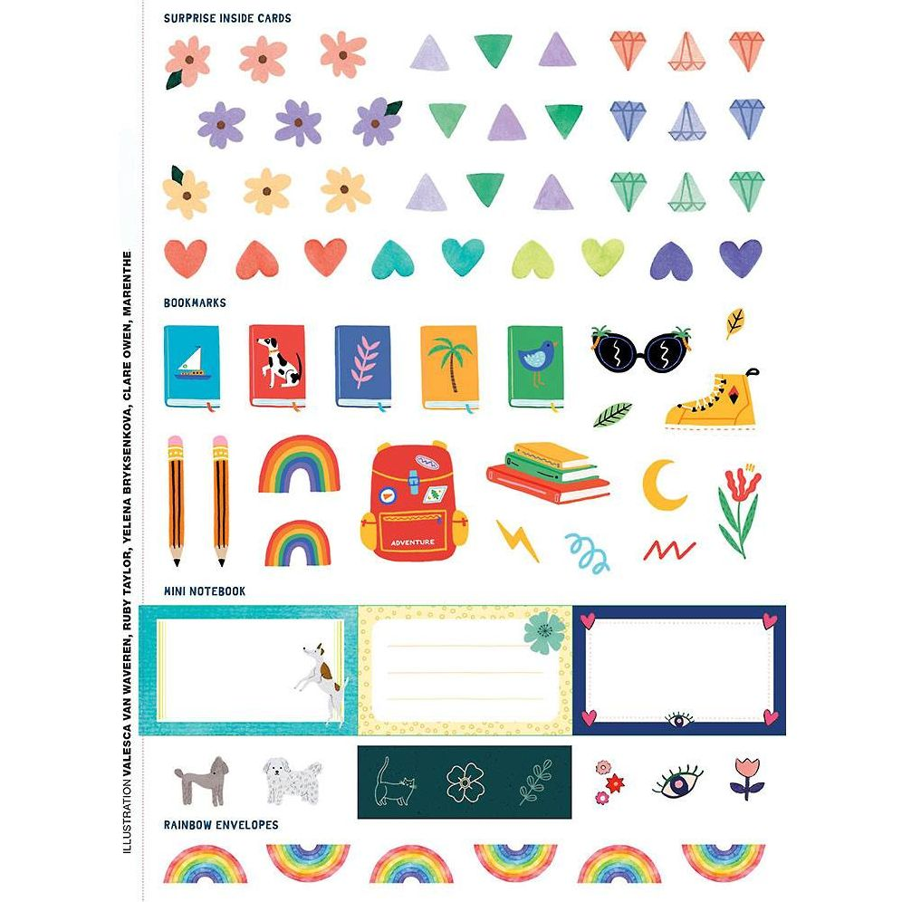 The Kids' Book of Sticker Love: Paper Projects to Make & Decorate