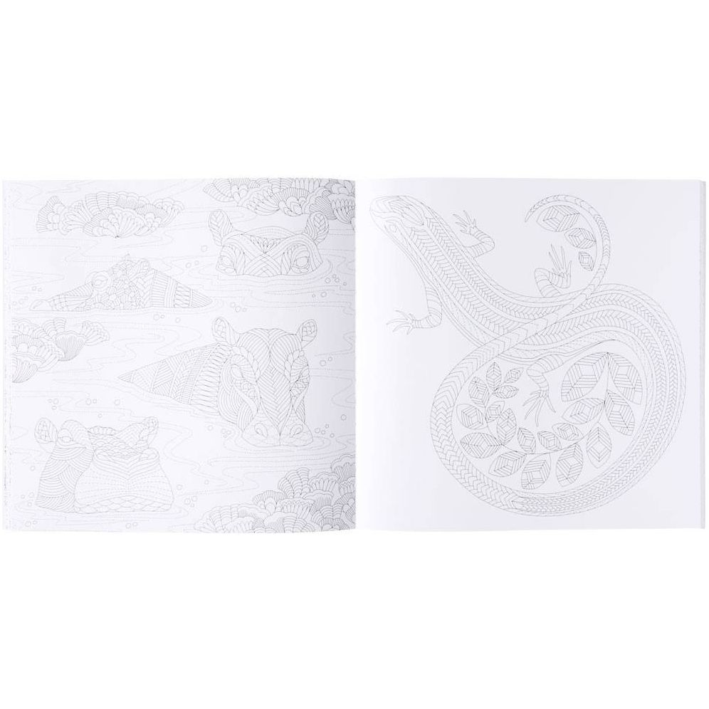 Wild Savannah: A Coloring Book Adventure