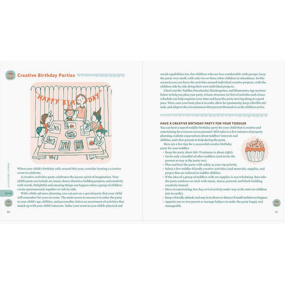 The Giant Book of Creativity for Kids: 500 Activities to Encourage Creativity in Kids Ages 2 to 12--Play, Pretend, Draw, Dance, Sing, Write, Build, Tinker