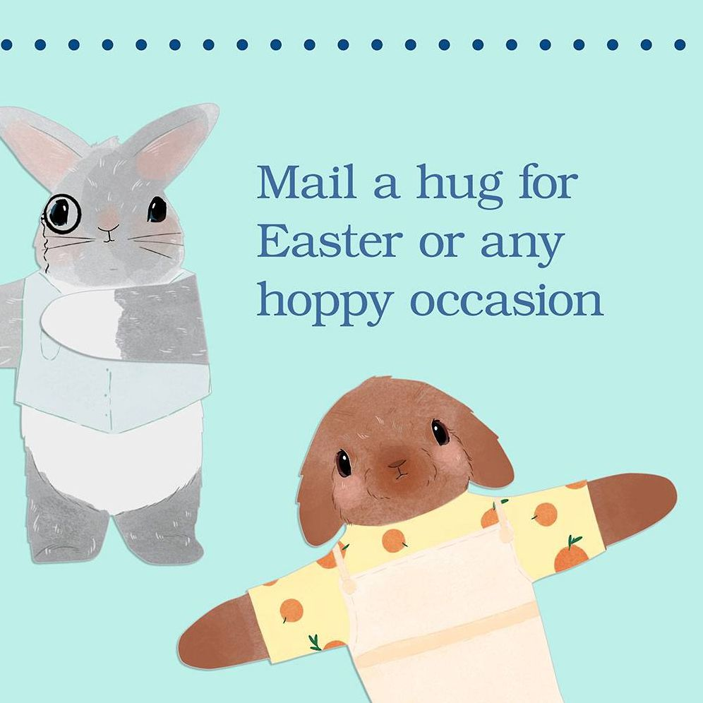 Snuggle Bunnies Notecards