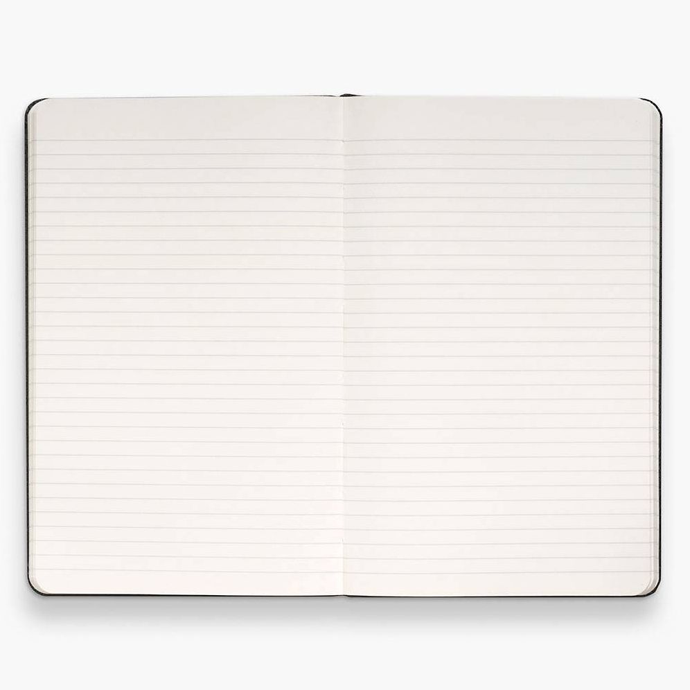 Moleskine Classic Notebook, Large, Ruled, Black, Hard Cover (5 x 8.25)