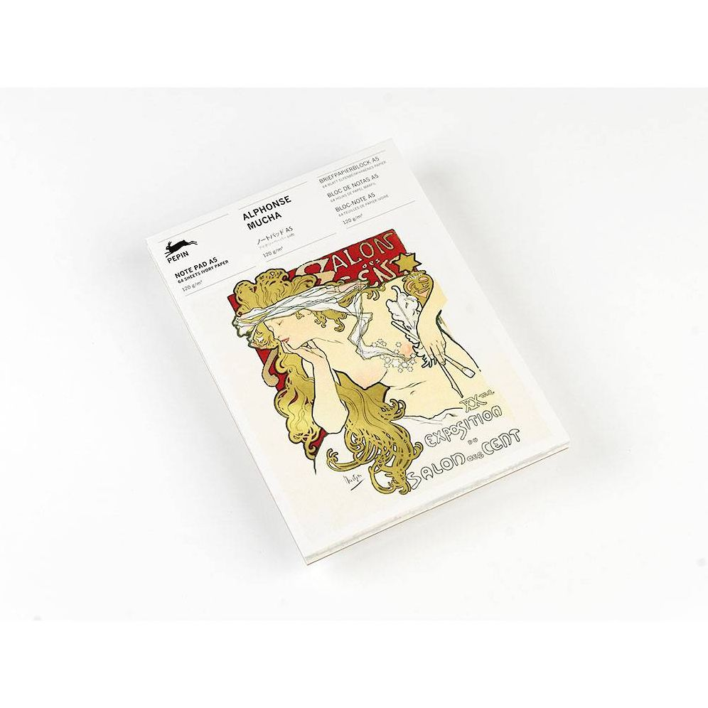 Alphonse Mucha A5 Note Pad