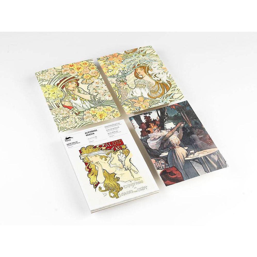 Alphonse Mucha A5 Note Pad