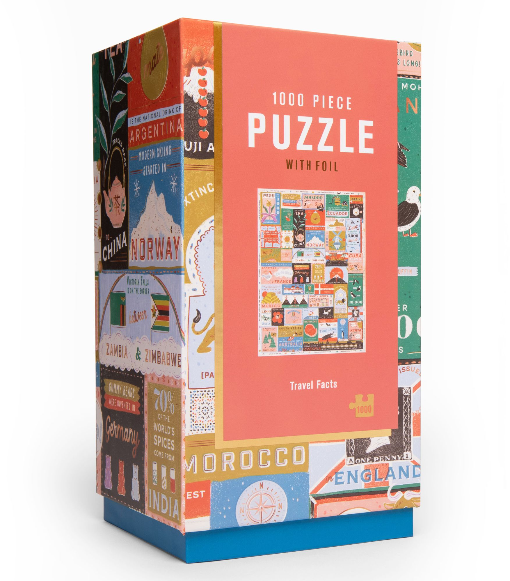 Travel Facts 1000 Piece Puzzle