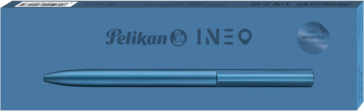 Ineo Ballpoint Pen in Metal Gift Box - Blue Ocean