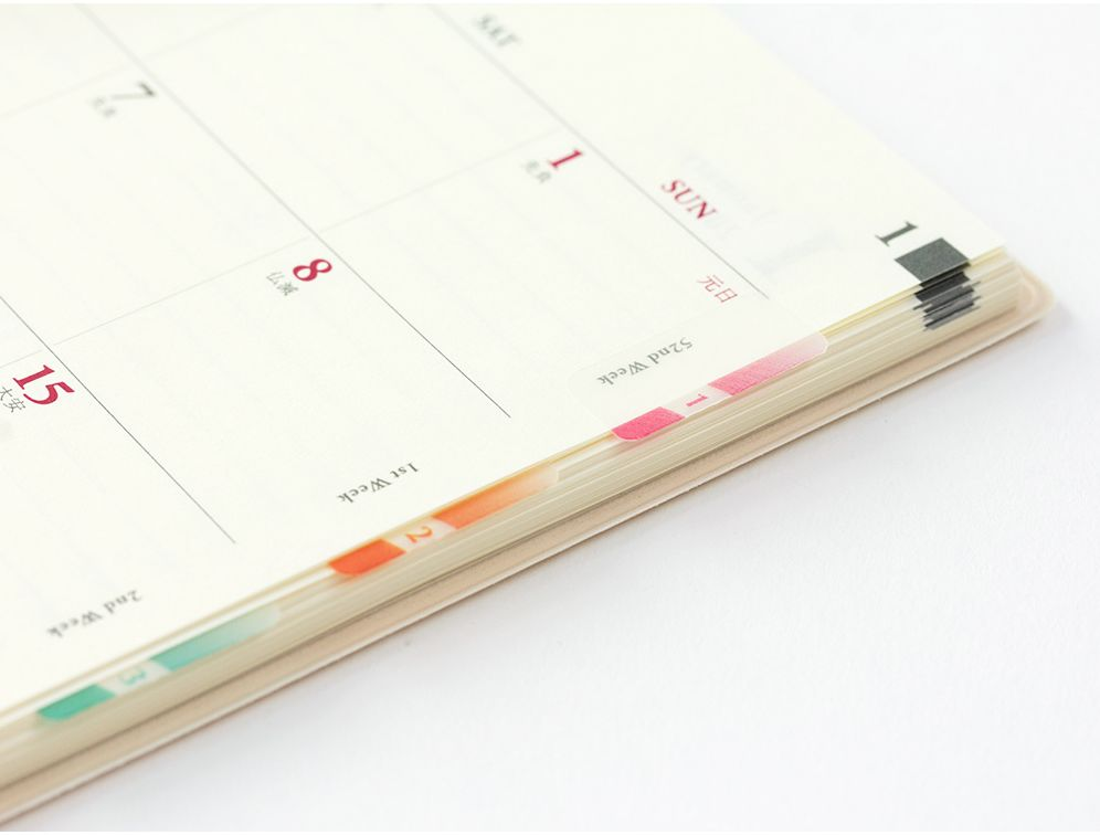 Midori Index Labels: Chiratto Colors