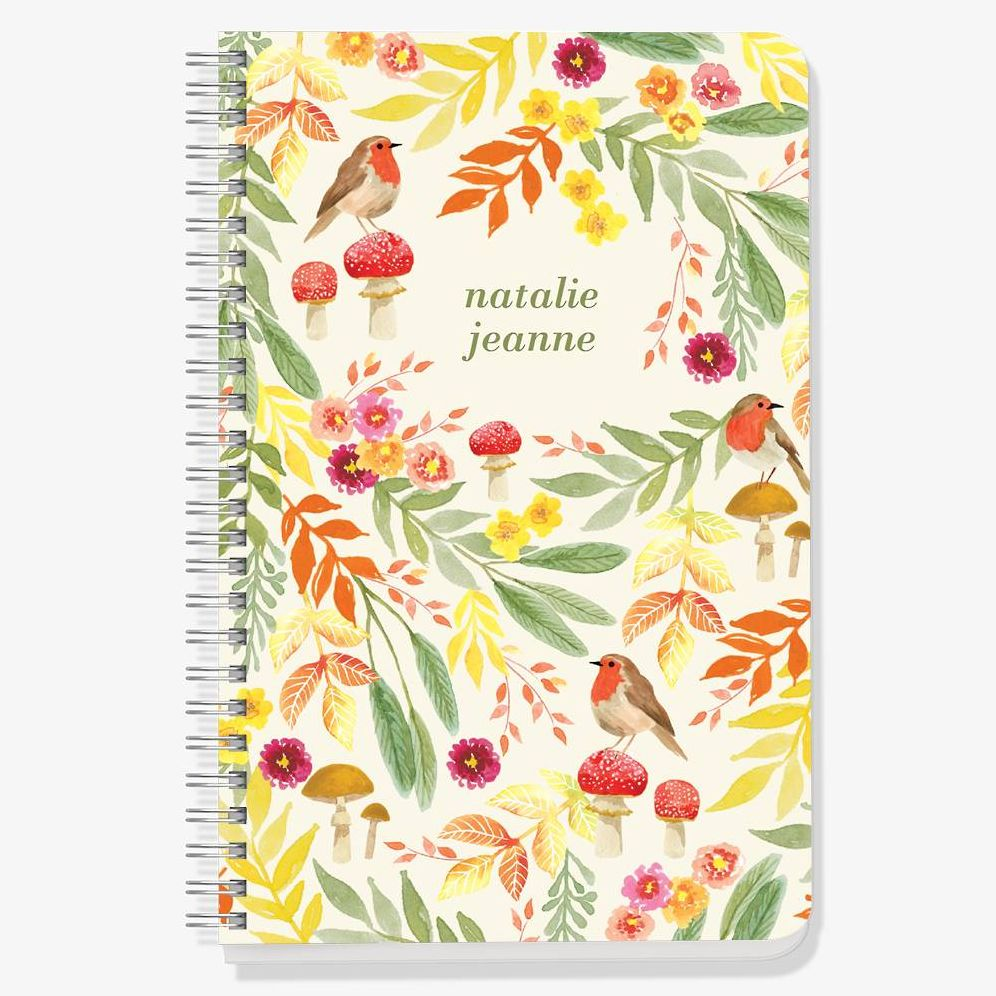 Woodland Birds Custom Journal