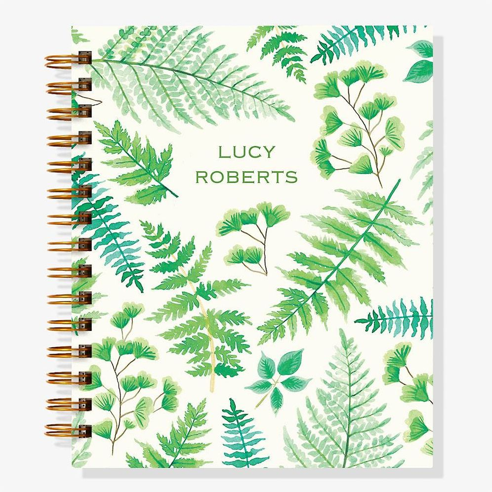 12-Month Ferns Custom Planner