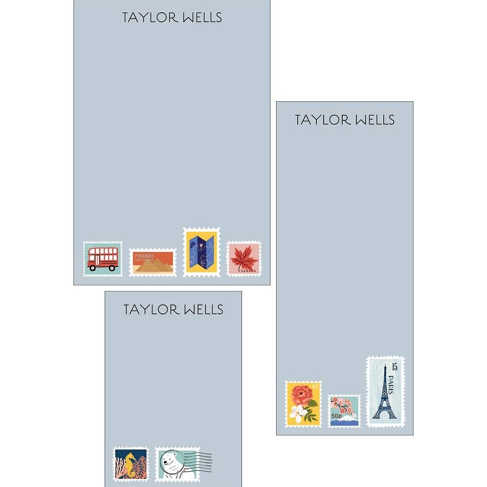 Stamps Mixed Personalized Notepads