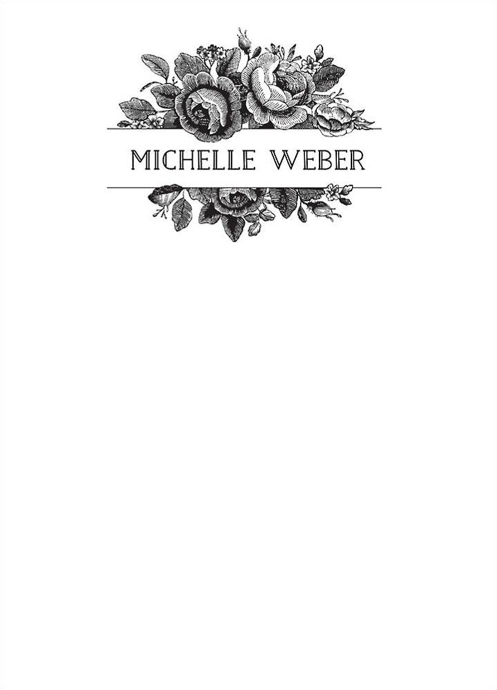 Vintage Floral A6 Stationery