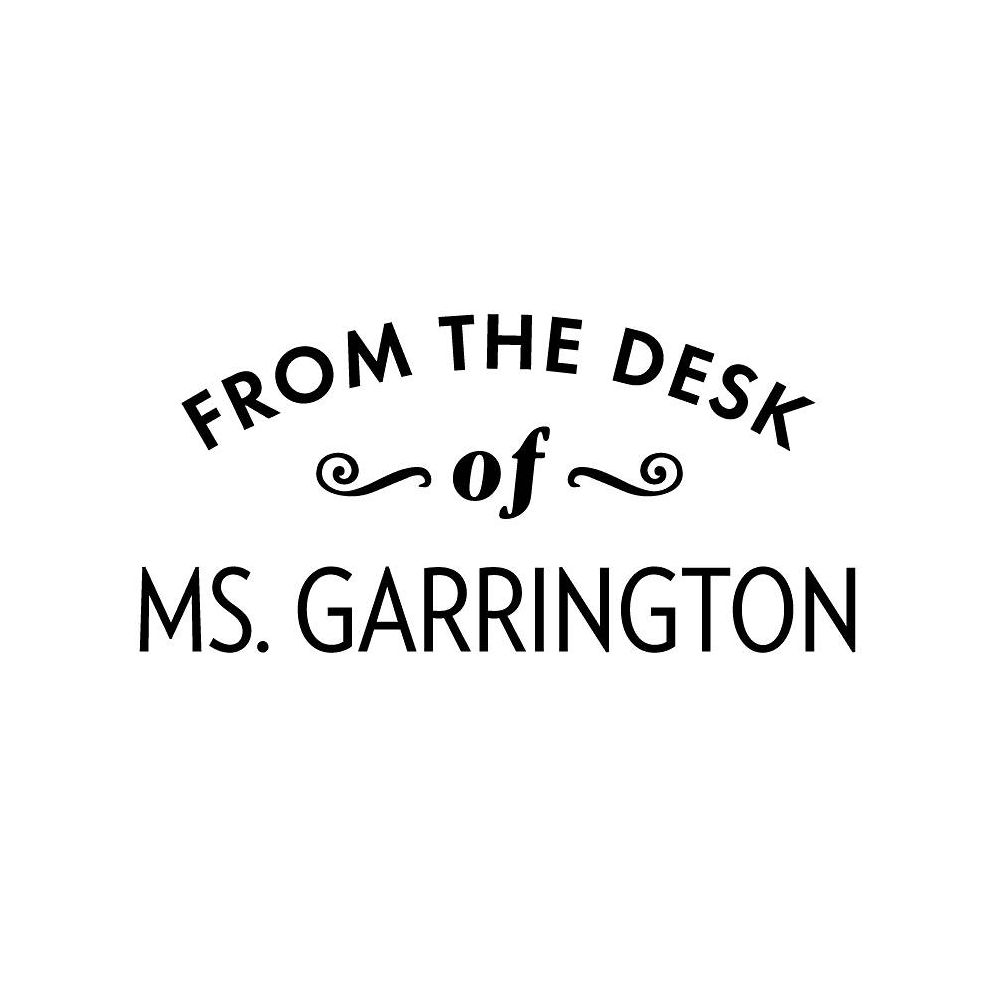 From the Desk Of Swirl Custom Stamp and Stamp Tool