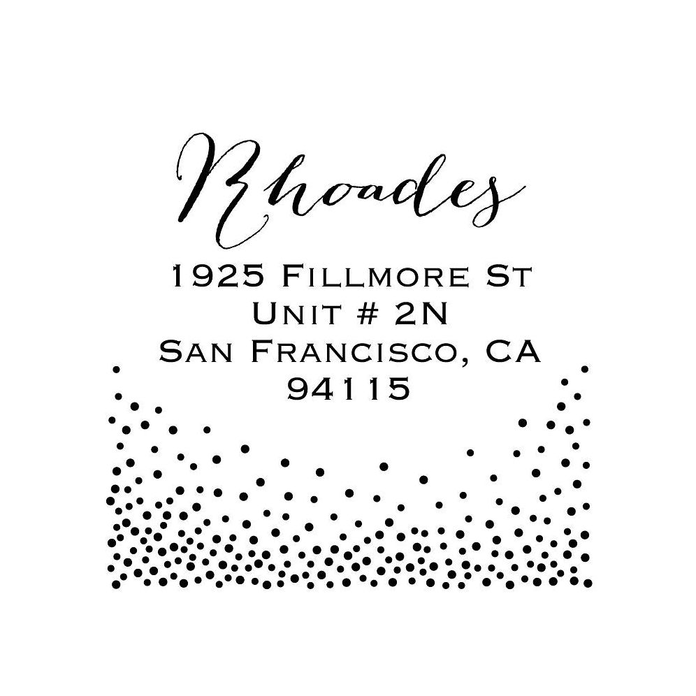 Champagne Custom Stamp and Stamp Tool