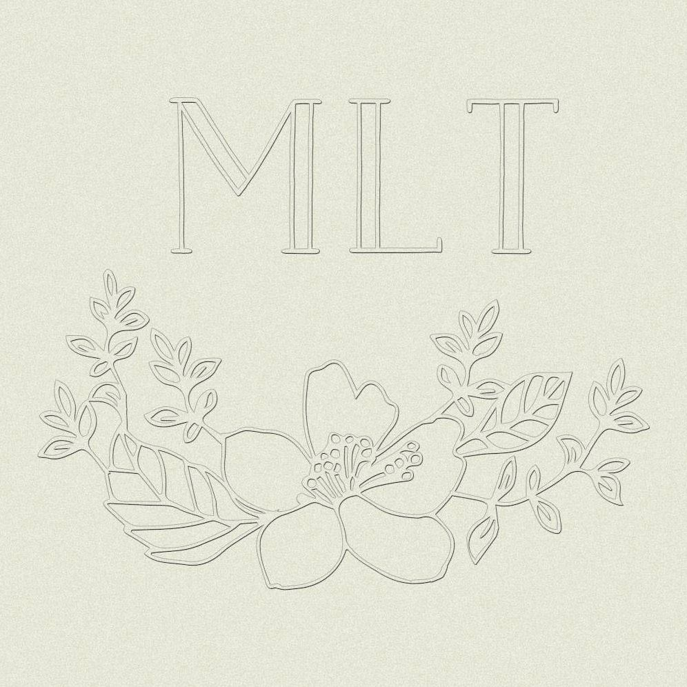 Floral Crest Custom Embosser Plate with Embossing Tool