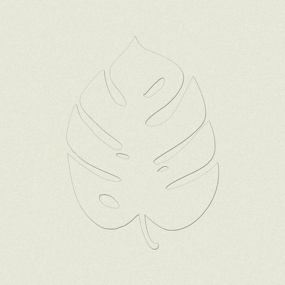 Monstera Embosser Plate