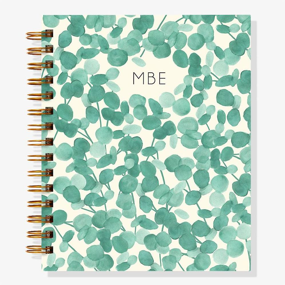 12-Month Eucalyptus Custom Planner