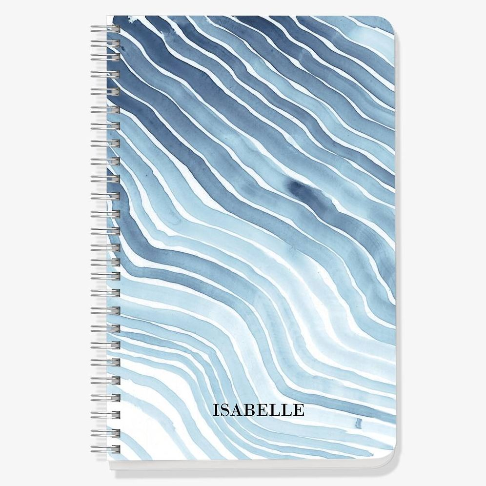 Watercolor Ripple Custom Journal