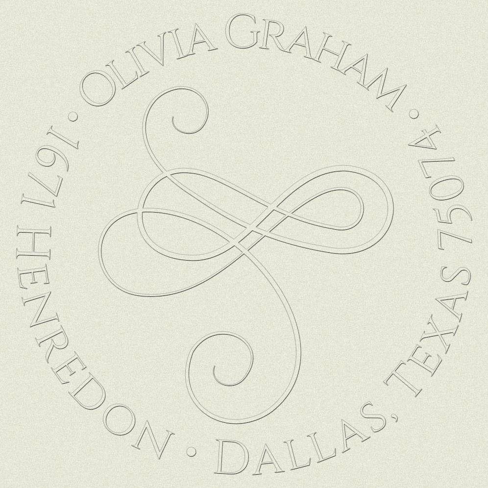 Flourish Custom Embosser Plate