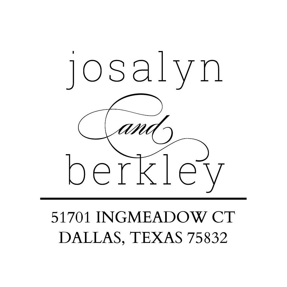 Flourish Script And Custom Stamp and Stamp Tool
