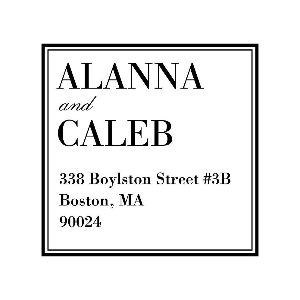 Pinstripe Border Custom Stamp and Stamp Tool