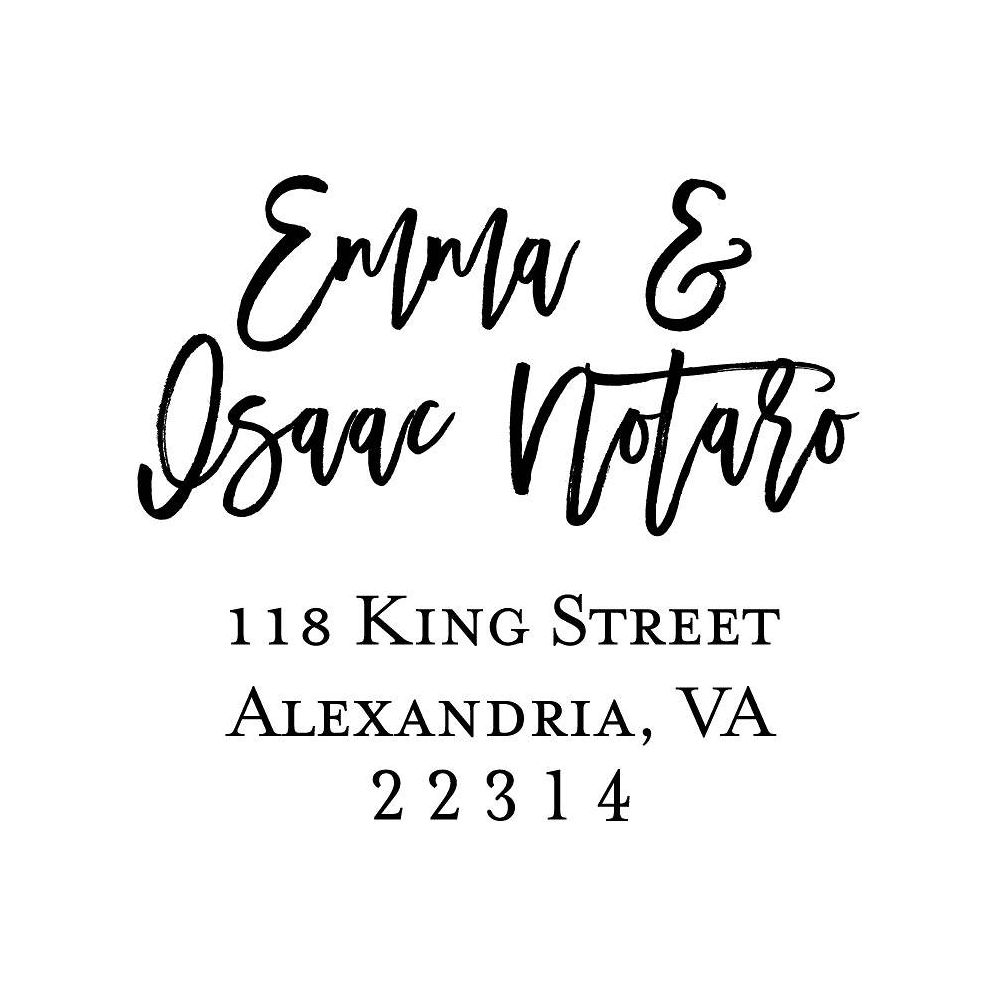 Emerald Couple Custom Stamp and Stamp Tool