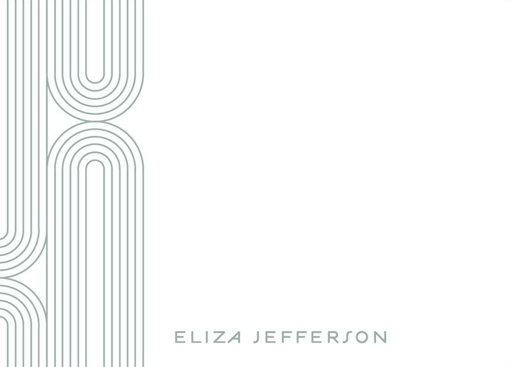 Deco Linework Stationery