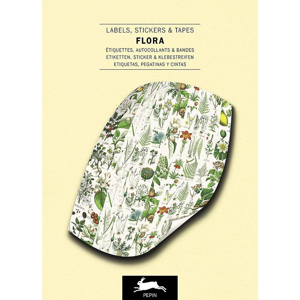 Flora Label, Sticker and Tape Book Flora Label, Sticker and Tape Book