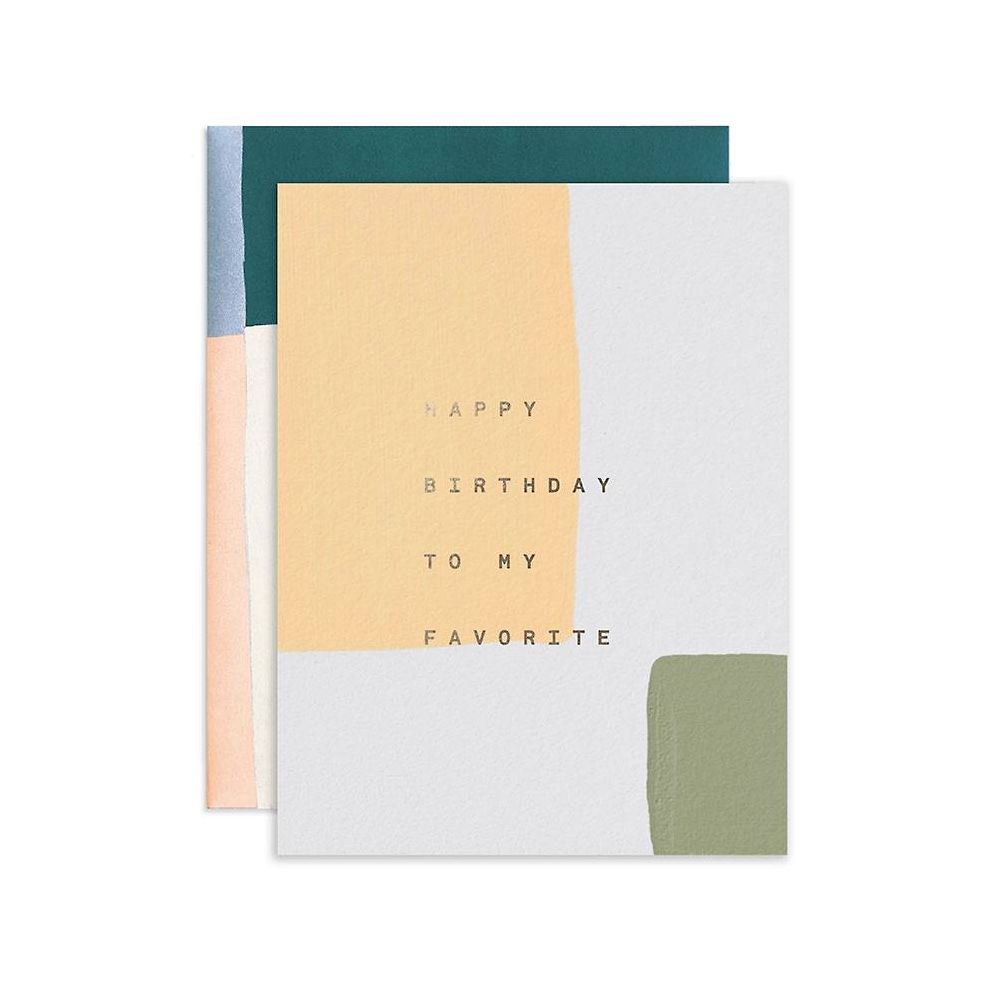 To My Favorite Birthday Card