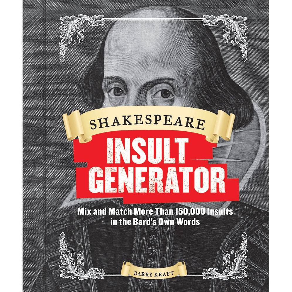 Shakespeare Insult Generator: Mix and Match More than 150,000 Insults in the Bard's Own Words