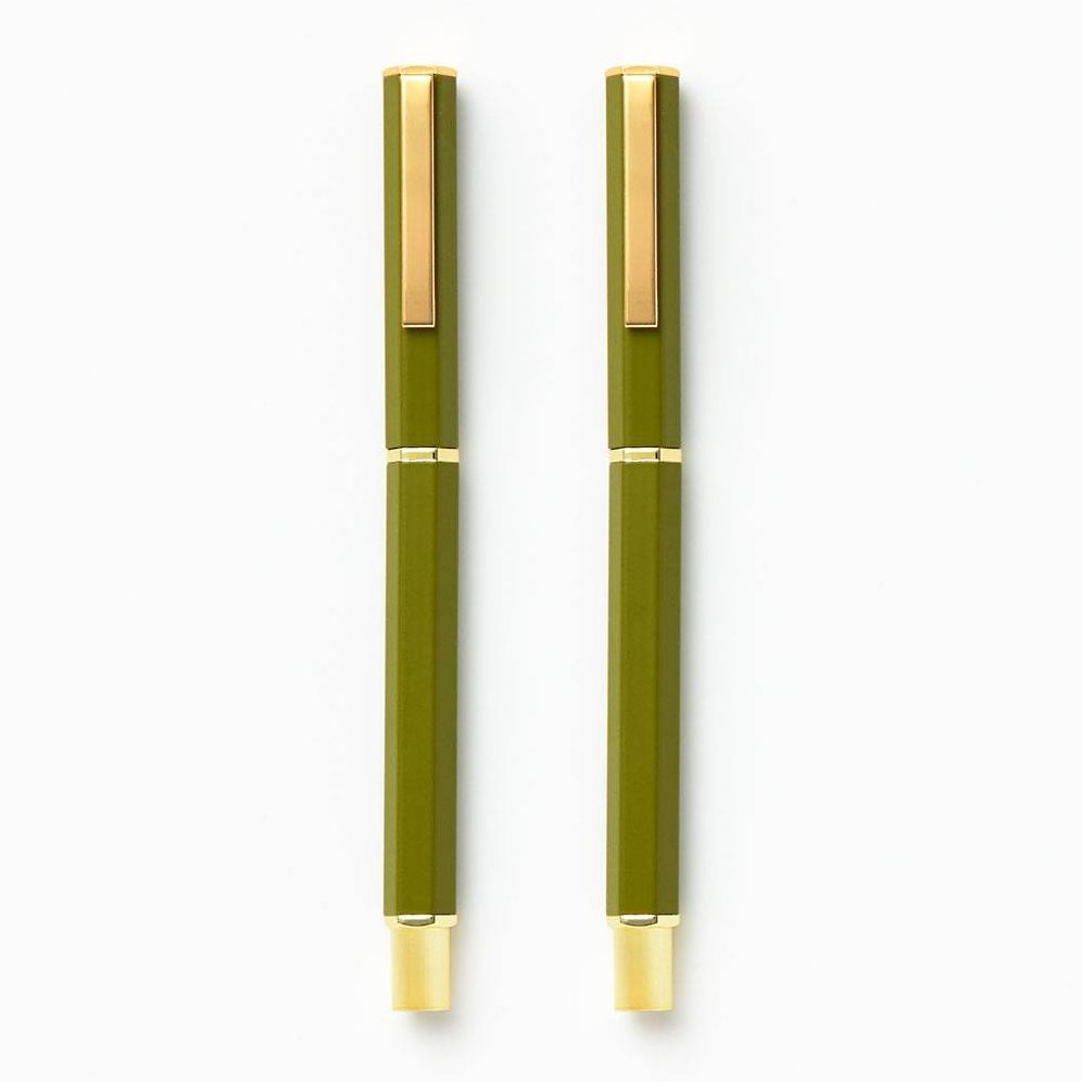 Paper Wasp Olive Ballpoint Pen S/2 - Limited Edition