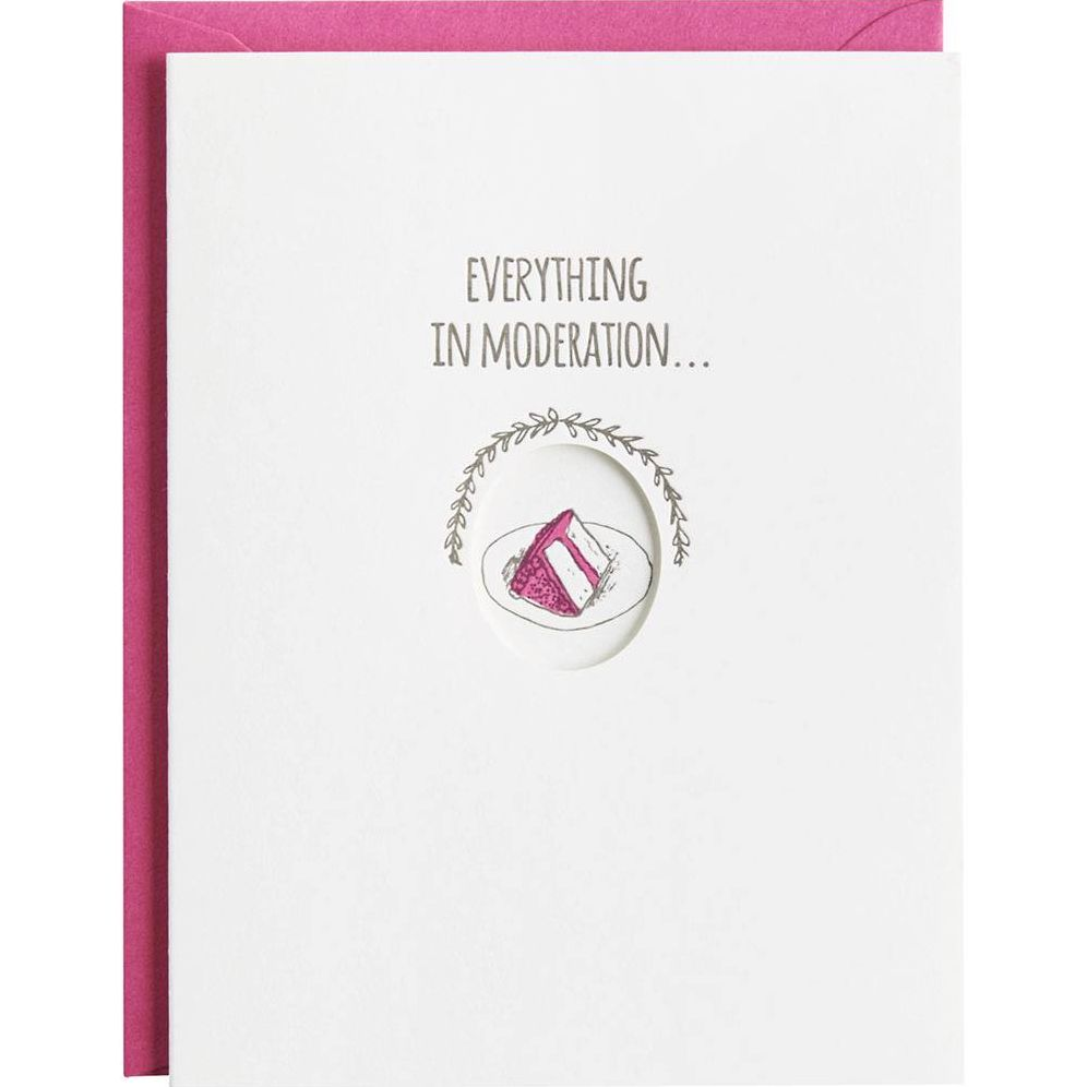 Julia Childs Cake Quote Birthday Card