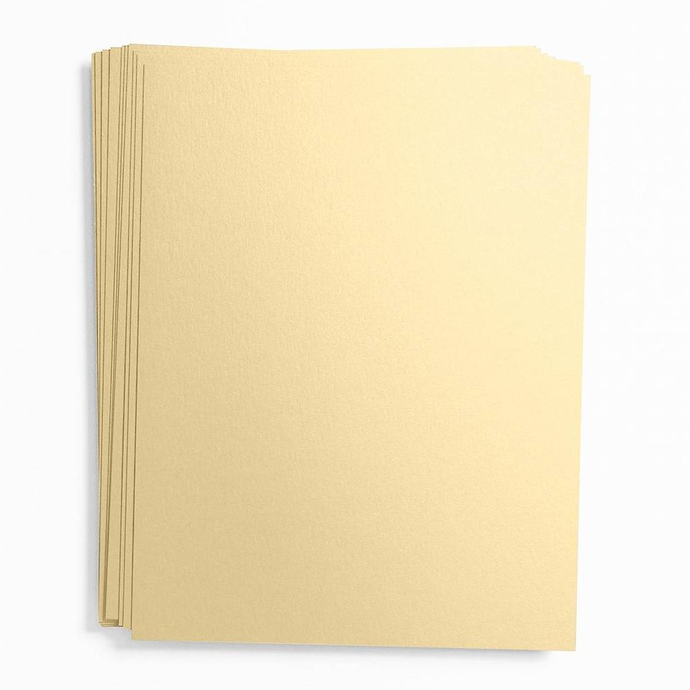 Shimmer Gold Card Stock 8.5" x 11"