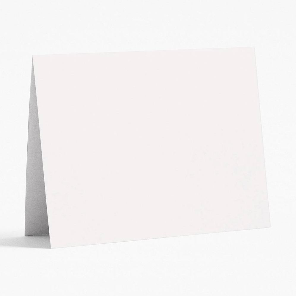 A2 Eco White Folded Cards