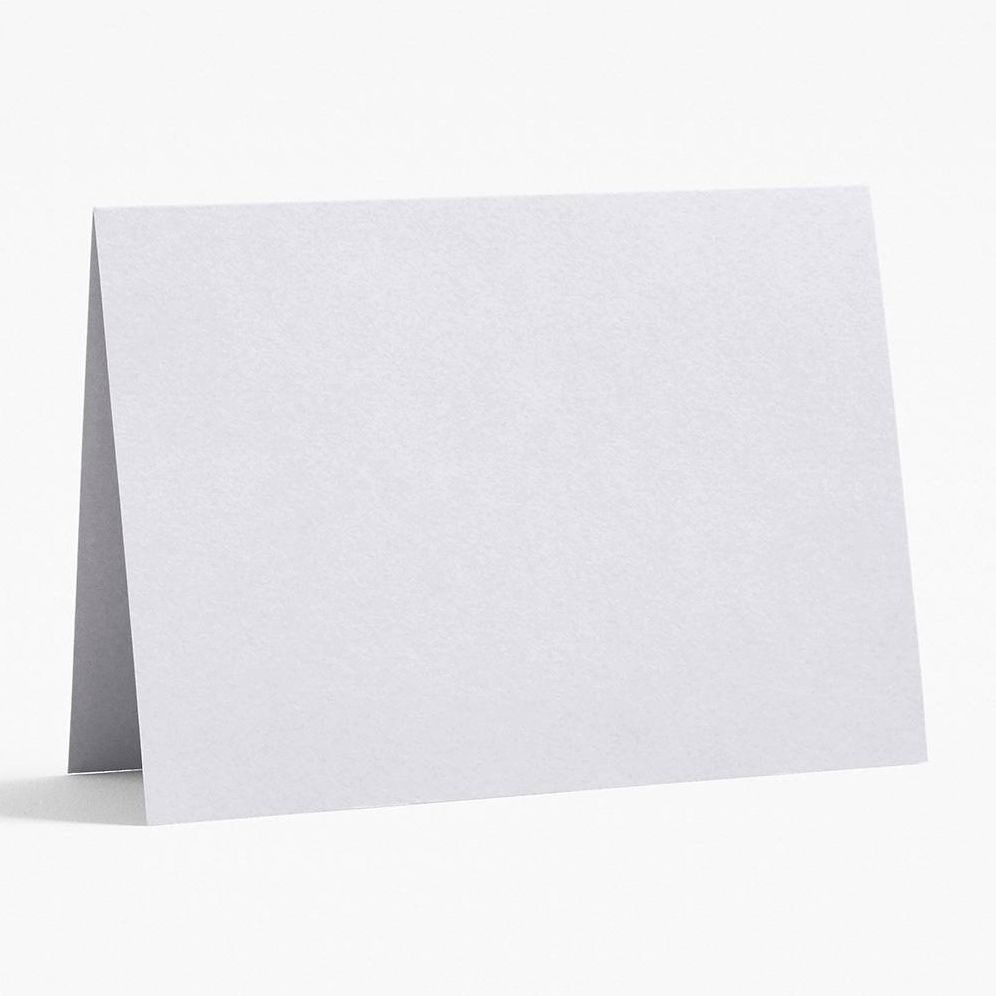 A6 Luxe Grey Folded Cards