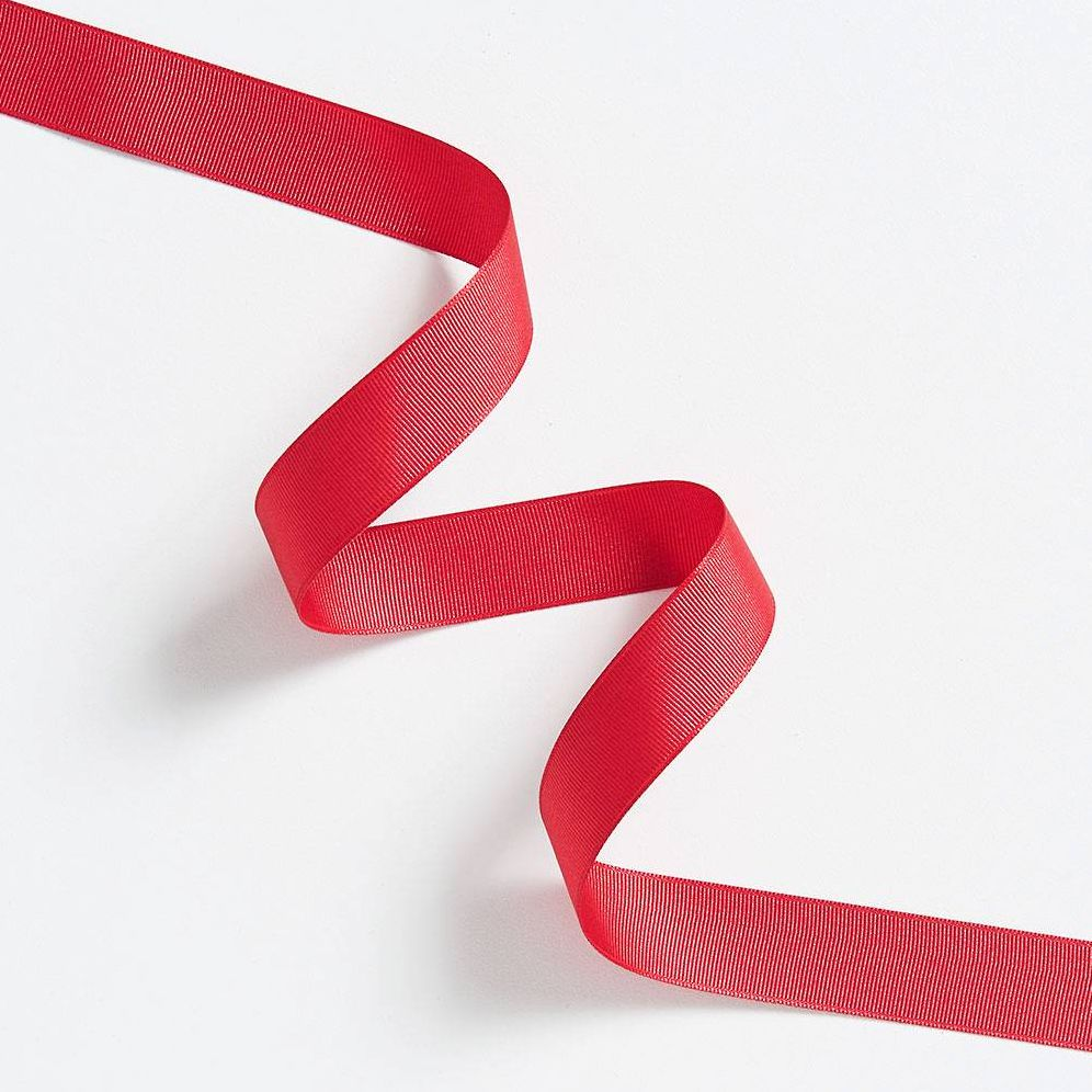 【新品未開封】andmary Flower ribbon tops / red ANDMARY】Flower ribbon tops