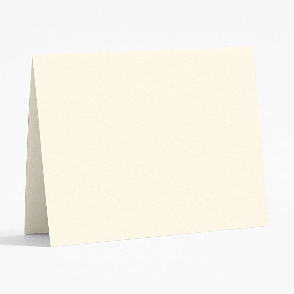 A2 Luxe White Folded Cards