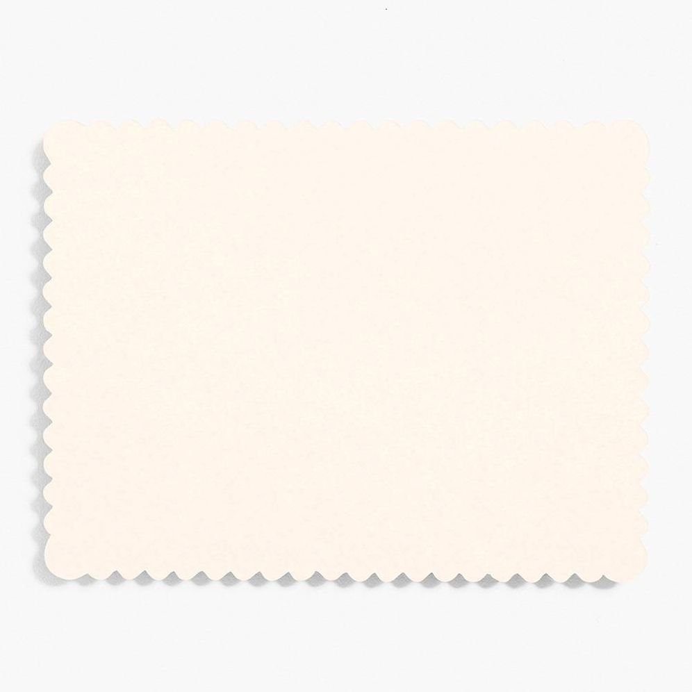 Scallop A2 Luxe Cream Cards