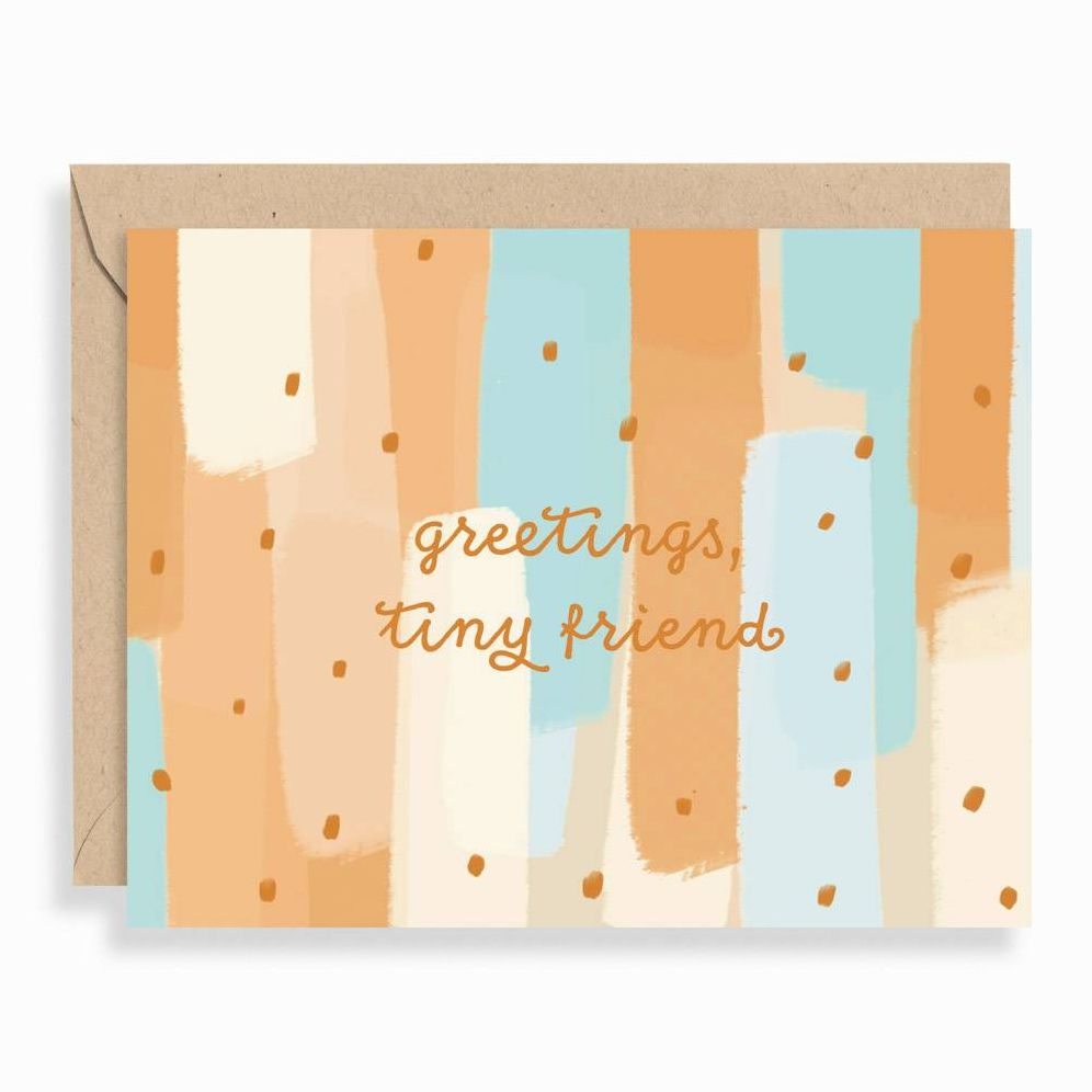 Greetings Tiny Friend Baby Card