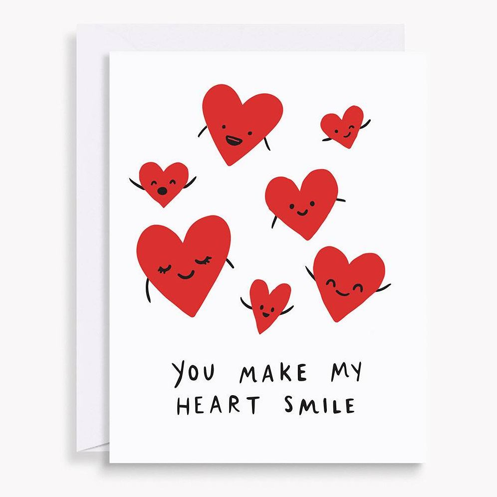 Heart Smile Valentine Card