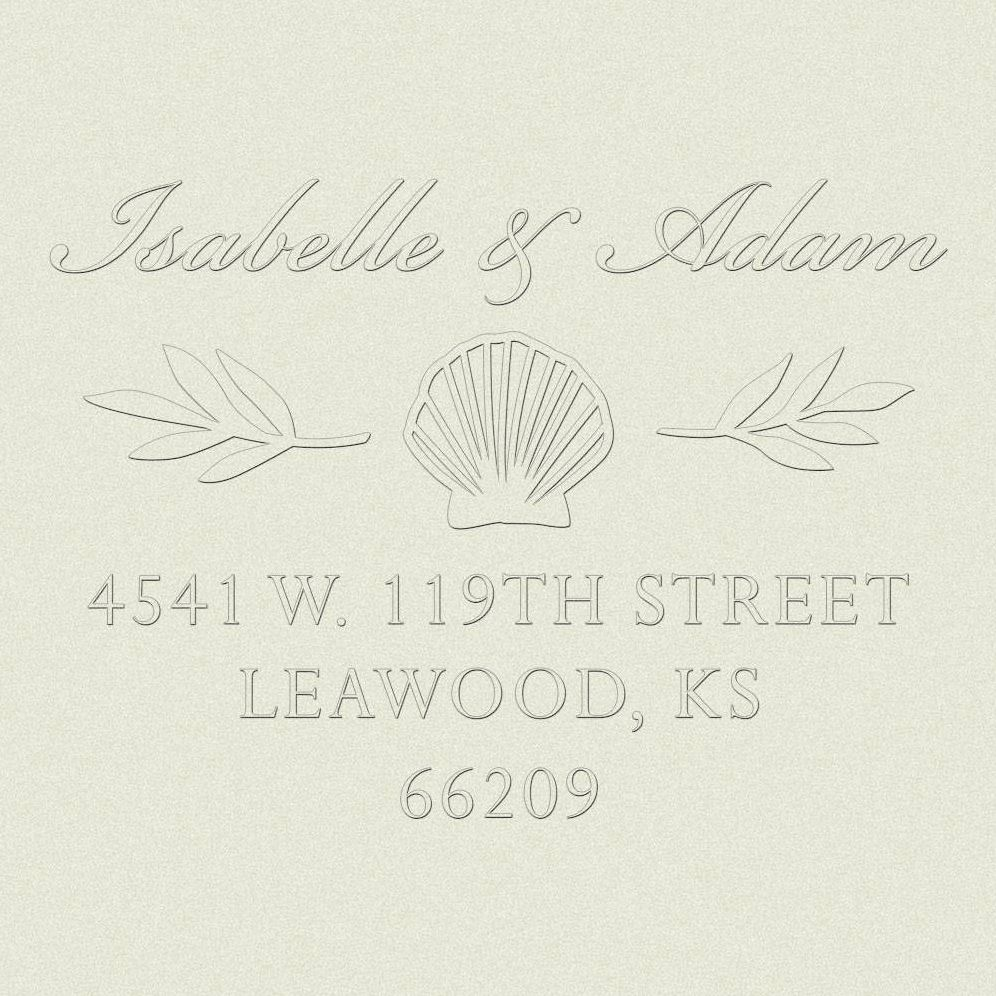 Seashells Custom Embosser