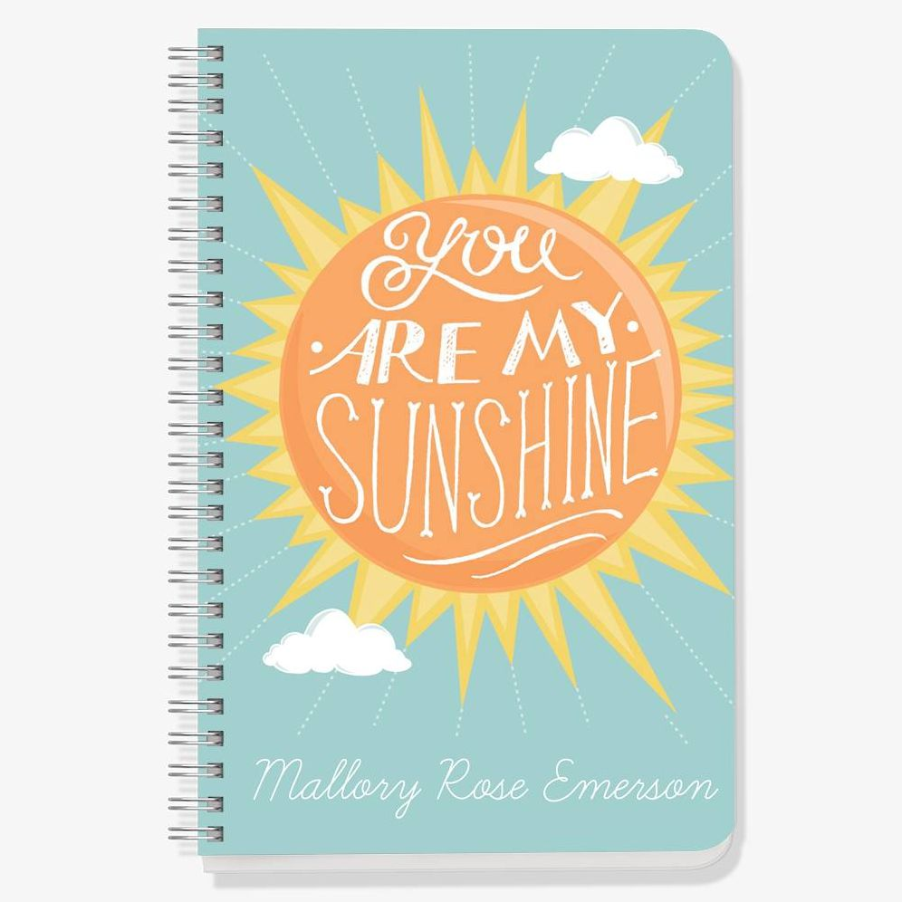 You Are My Sunshine Custom Journal