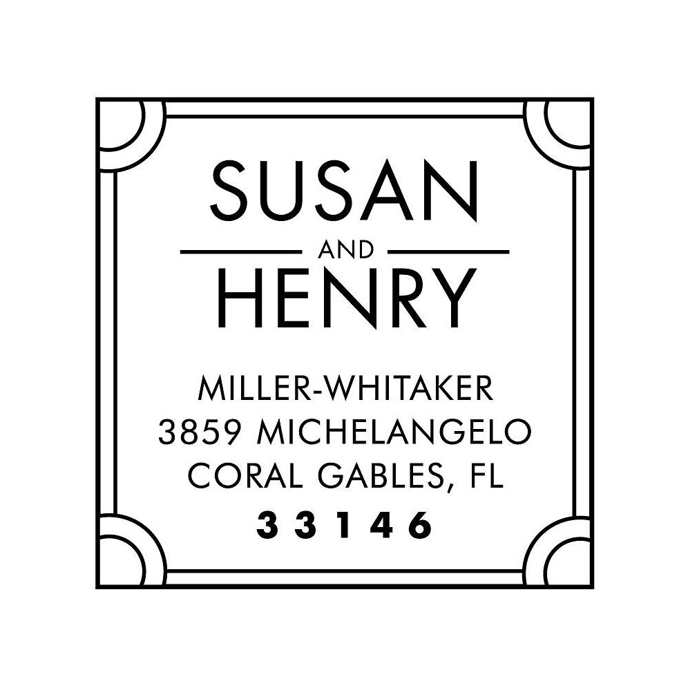 Deco Border Custom Stamp and Stamp Tool