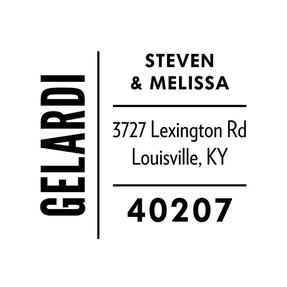 Divided Rule Double Custom Stamp and Stamp Tool