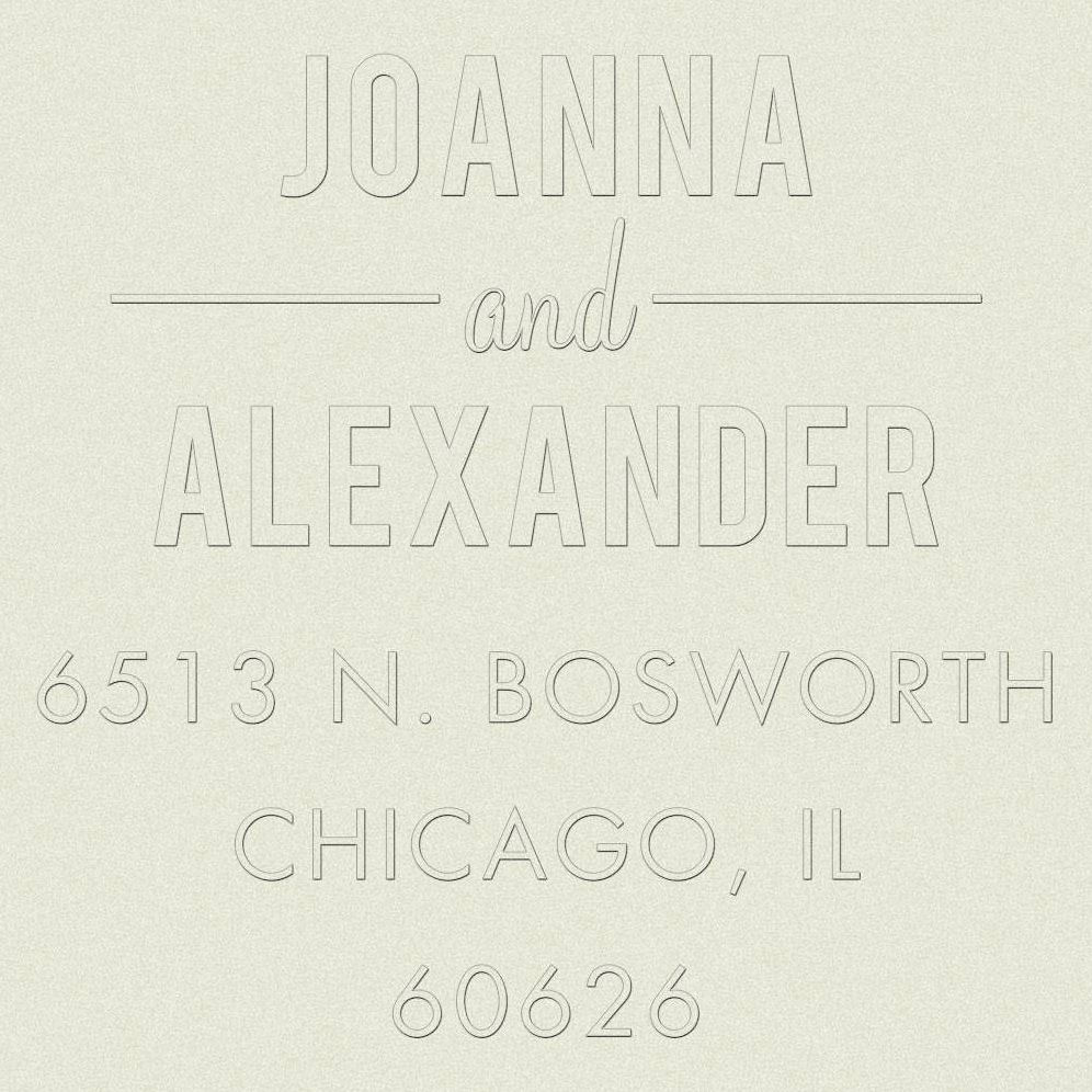 Playbill Custom Embosser Plate