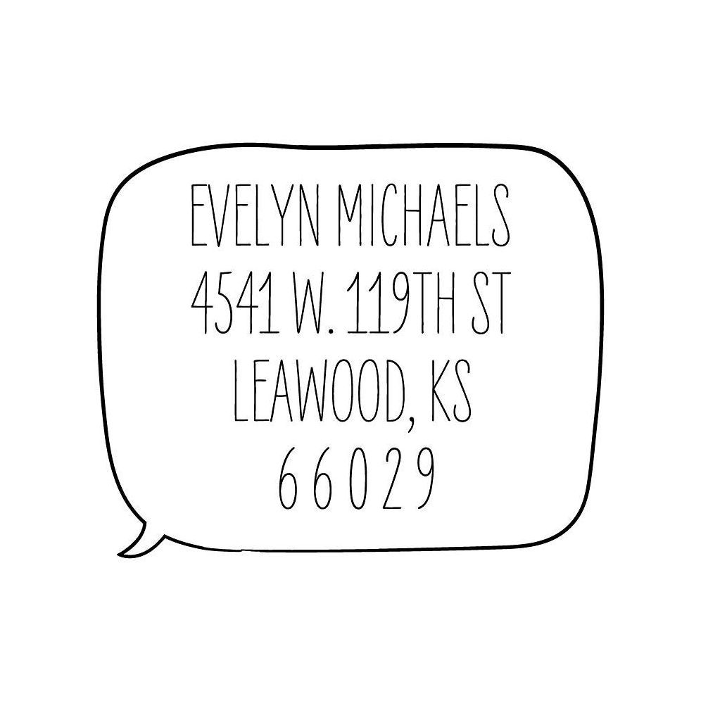 Speech Bubble Custom Stamp and Stamp Tool